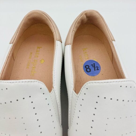 NWT Kate Spade New York Azores Women’s Leather Sneakers 8,5B - Picture 8 of 10